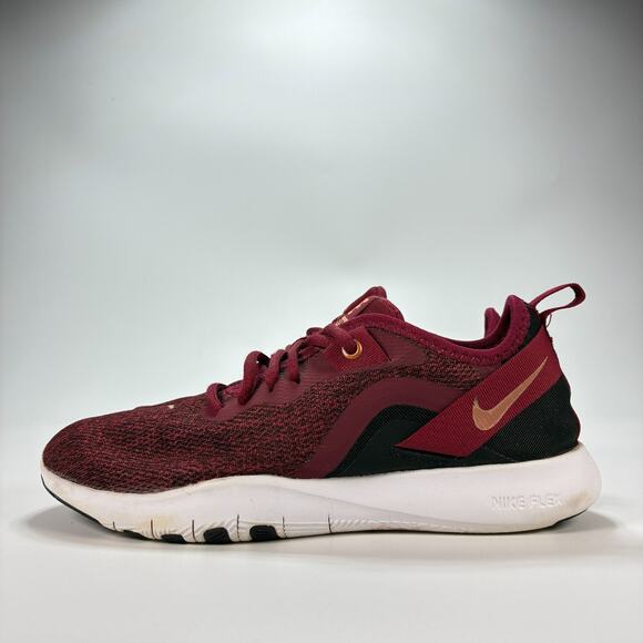 Nike Women's Flex Trainer 9 Burgundy Running Shoes AQ7491-601 Women's Size 6 - Picture 4 of 10